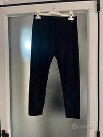 Leggings bambina Take Two blu con strass 14 anni
