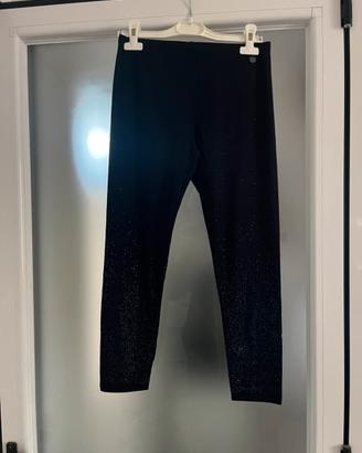 Leggings bambina Take Two blu con strass 14 anni
