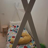 Letto a Capanna Montessori 90x200 - Legno d