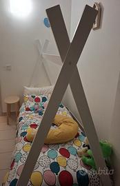 Letto a Capanna Montessori 90x200 - Legno d