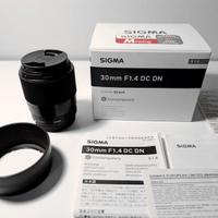 Obiettivo Sigma 30mm F1.4 per Fuji X - ECCELLENTE