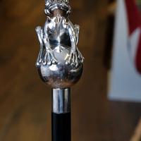 Bastone da passeggio pomolo argento 10g – RANA