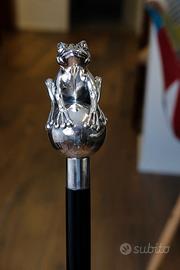 Bastone da passeggio pomolo argento 10g – RANA