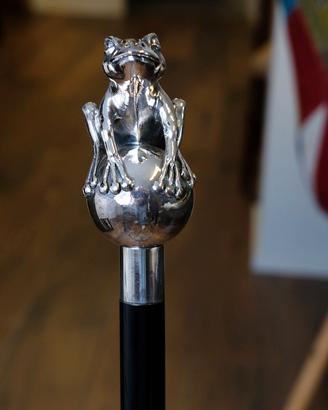 Bastone da passeggio pomolo argento 10g – RANA