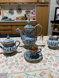 Servizio da caffé da 6 ceramica Capodimonte