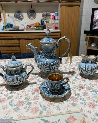 Servizio da caffé da 6 ceramica Capodimonte