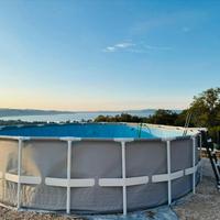 Piscina fuori terra circolare