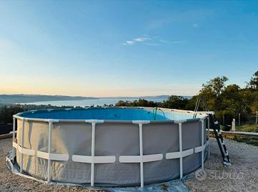 Piscina fuori terra circolare