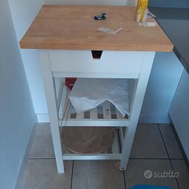 Mobiletto ikea semimovente con rotelline - cucina
