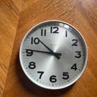 Orologio da parete Kriptonite color acciaio cm 42