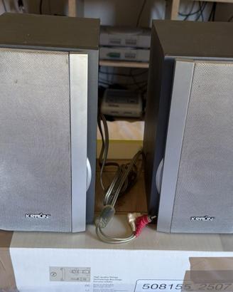 Kraun N-20G Altoparlanti Amplificati Vintage