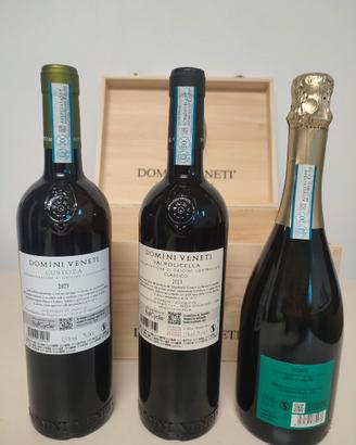 Cassa 6 bottiglie di vino con Amarone Valpolicella