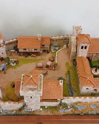diorama castello medievale 
