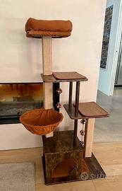 Tira graffi gatti alberto h. 135 cm tiragraffi