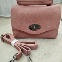 Borsetta in eco-pelle rosa antico