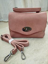 Borsetta in eco-pelle rosa antico