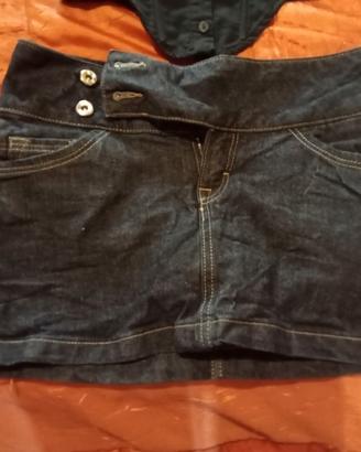 Minigonna Jeans ragazza