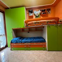 Cameretta con letto a castello