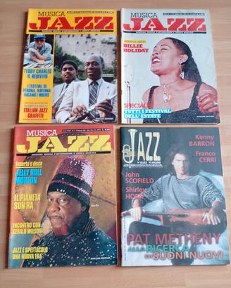 Lotto di 4 riviste di Jazz 