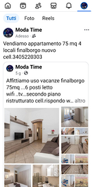 Appartamento finalborgo 75 mq