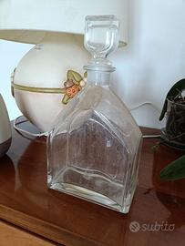 bottiglia vetro decorata