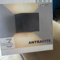 faretti da muro quadrati nero o bianco