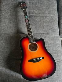 Chitarra Acustica Marca “SX” modello DG25CWS