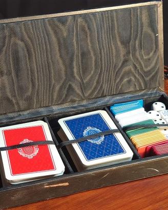 Cofanetto carte da gioco anni 60