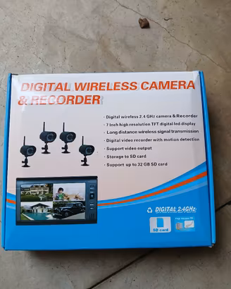impianto 4 telecamere wireless