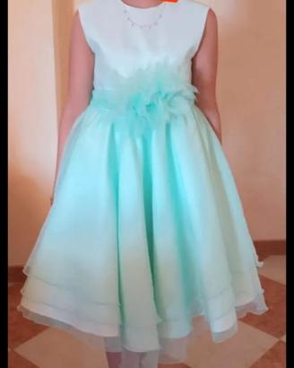 Abito vestito cerimonia bambina + capospalla