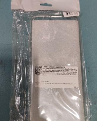 Xiaomi RedMi note 10 cover posteriore silicone