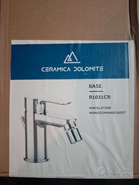 Miscelatore bidet ceramica dolomite