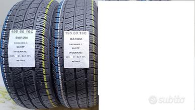 2 GOMME 195 60 16C BARUM INV RIF4043