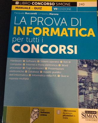La prova di informatica per concorsi,  Simone ed.