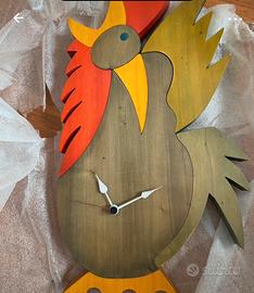 Orologio da parete in legno