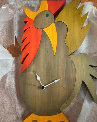 Orologio da parete in legno