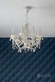 Lampadario simil cristallo