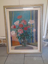 Quadro dipinto a olio di M. Lucarelli