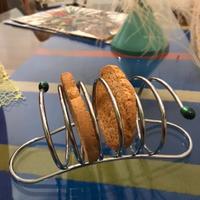 Accessorio da tavola   in acciaio porta toast