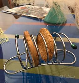 Accessorio da tavola   in acciaio porta toast