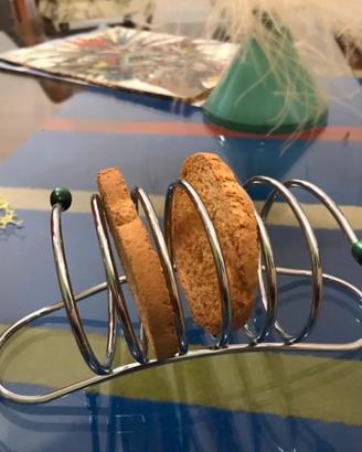 Accessorio da tavola   in acciaio porta toast
