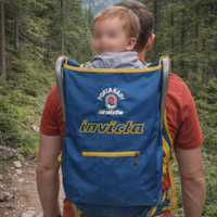 Zaino porta bebè Invicta – telaio in metallo