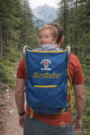 Zaino porta bebè Invicta – telaio in metallo