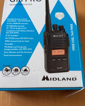 Ricetrasmittente PMR Midland G18 PRO