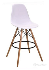 Sgabelli tipo scandinavo bianco