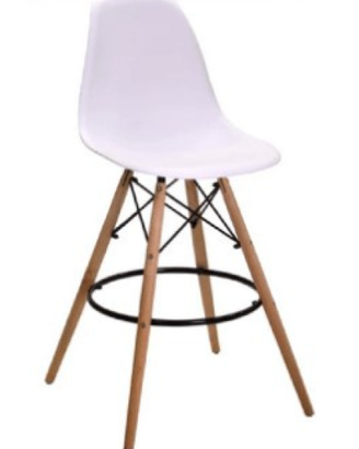 Sgabelli tipo scandinavo bianco