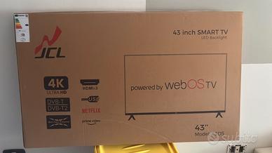 Tv JCL 43" nuova 