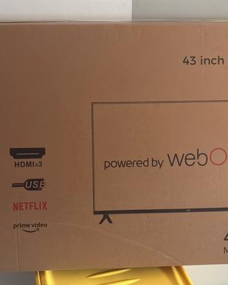 Tv JCL 43" nuova 