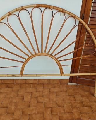 letto matrimoniale VIMINI/BAMBOO completo 