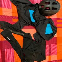 Casco e abbigliamento ciclismo uomo 100€